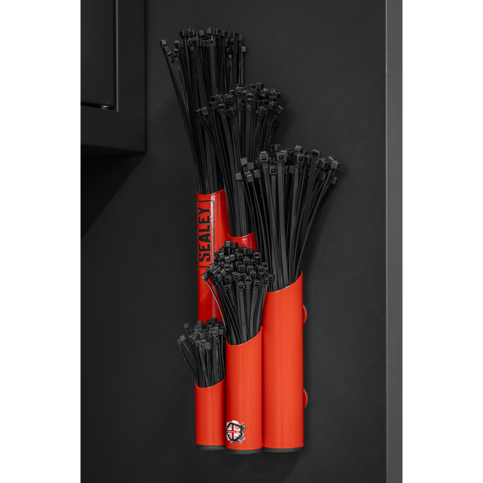 Large Magnetic Cable Tie Holder - Red | APCTHRXL