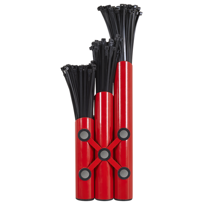 Large Magnetic Cable Tie Holder - Red | APCTHRXL