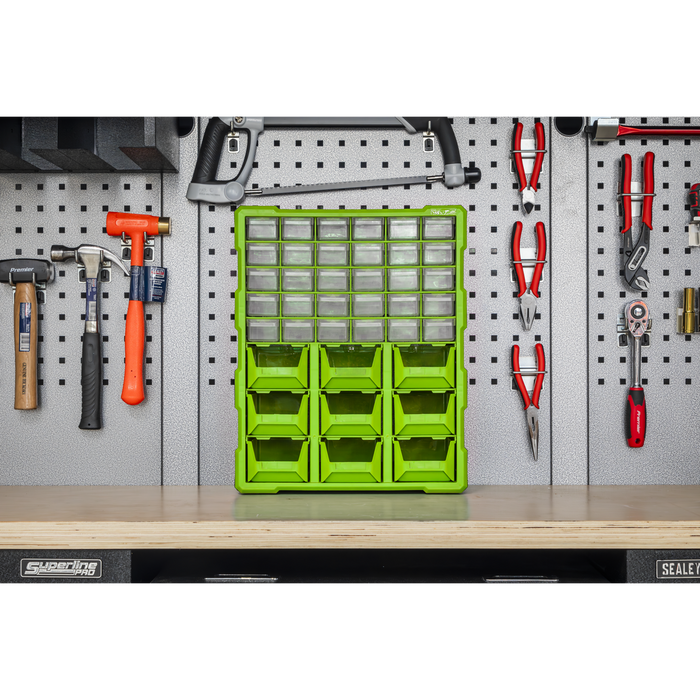 Cabinet Box 39 Drawer - Green/Black | APDC39HV