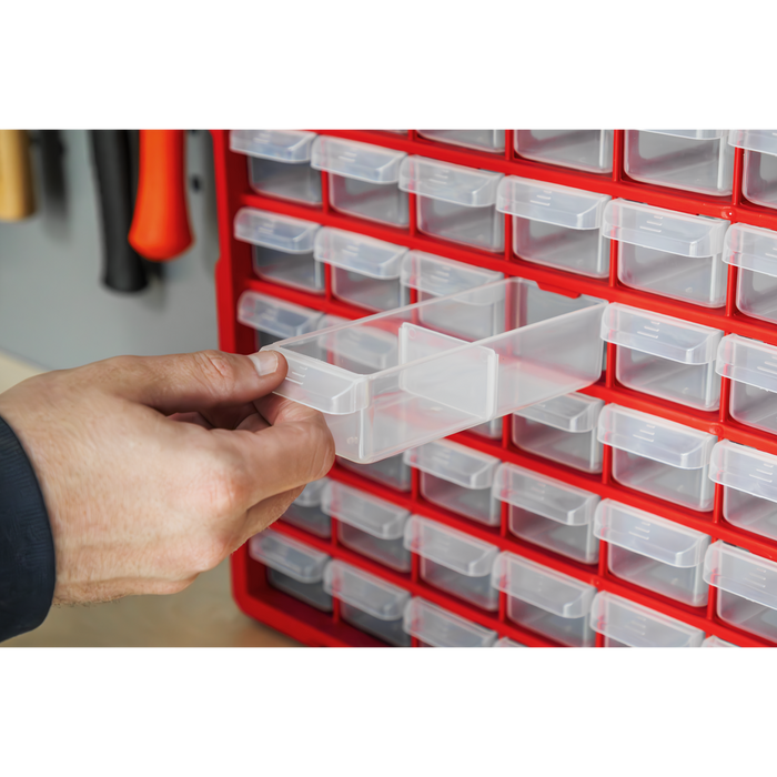 Cabinet Box 60 Drawer - Red/Black | APDC60R