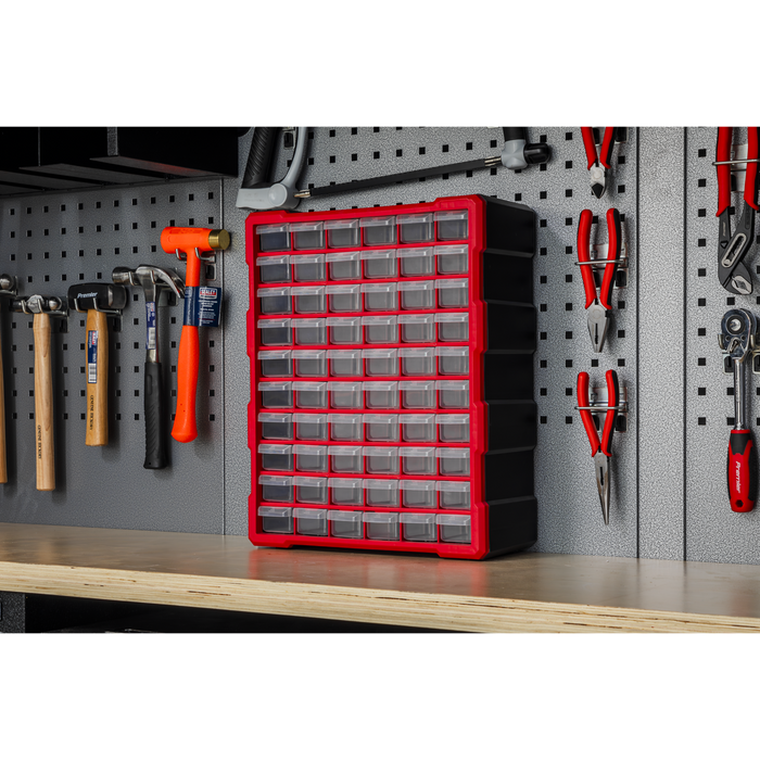 Cabinet Box 60 Drawer - Red/Black | APDC60R