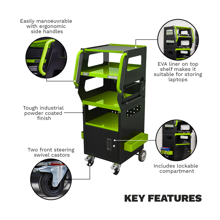 Superline PRO® 4-Level Diagnostics Trolley | APDT435