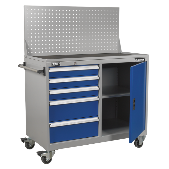 Premier Industrial™ Mobile Workstation with 5 Drawers & 1 Shelf | API1103A