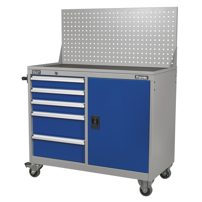 Premier Industrial™ Mobile Workstation with 5 Drawers & 1 Shelf | API1103A