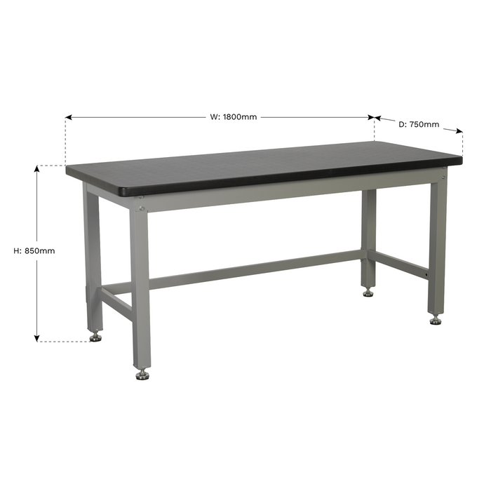Premier Industrial™ Steel Workbench 1.8m | API1800