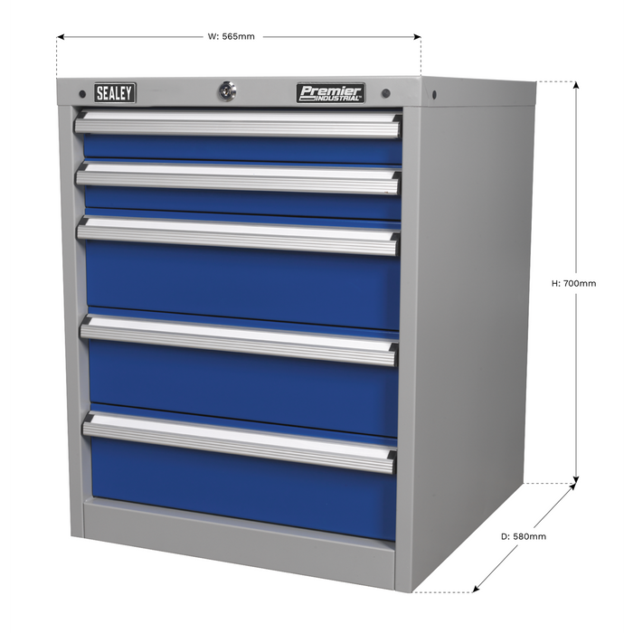 Premier Industrial™ Cabinet 5 Drawer | API5655A