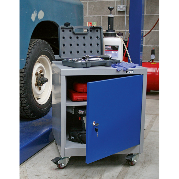 Premier Industrial™ Mobile Industrial Cabinet with 1 Shelf | API5659