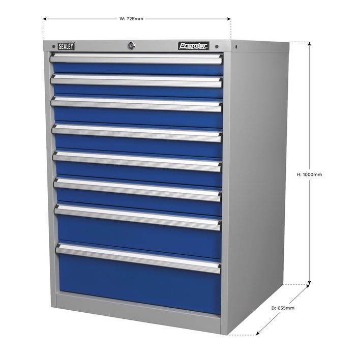 Premier Industrial™ Cabinet 8 Drawer | API7238