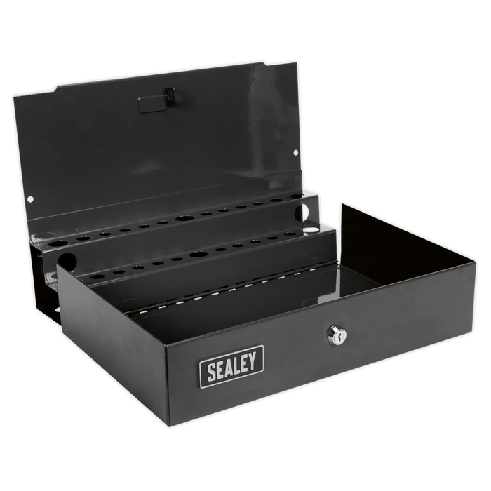 Side Cabinet for Long Handle Tools - Black | APLHTB