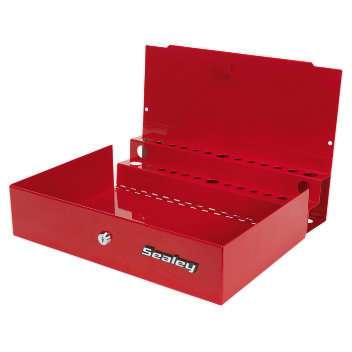 Side Cabinet for Long Handle Tools - Red | APLHT