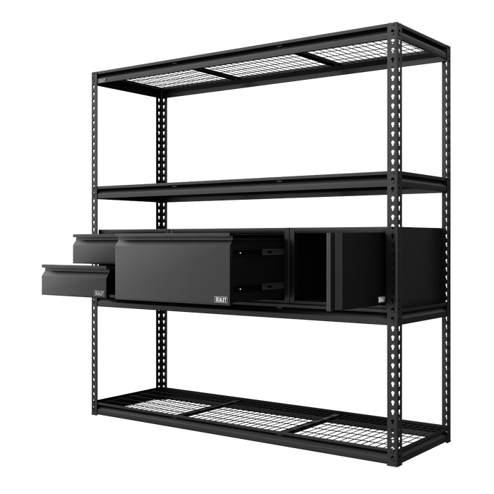 Heavy-Duty Modular Racking Kit with 3 Storage Units | APMRCOMBO1