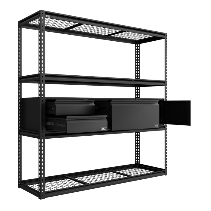 Heavy-Duty Modular Racking Kit with 3 Storage Units | APMRCOMBO1