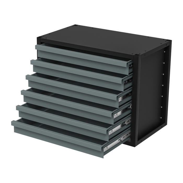 Modular Storage Mid Unit 6 Drawer 580mm | APMRM1