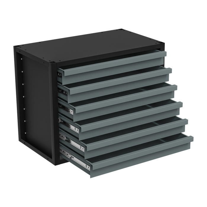 Modular Storage Mid Unit 6 Drawer 580mm | APMRM1