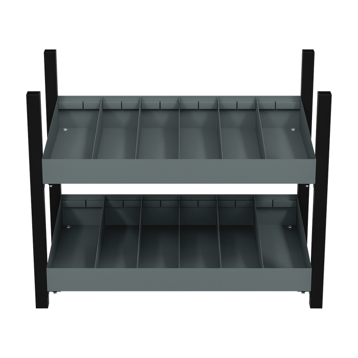 Modular Storage Mid Unit 2 Compartment Shelve 580mm | APMRM4