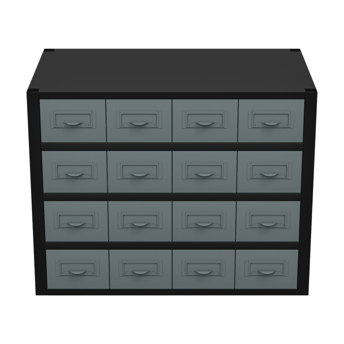 Modular Storage Mid Unit 16 Small Drawers 580mm | APMRM5