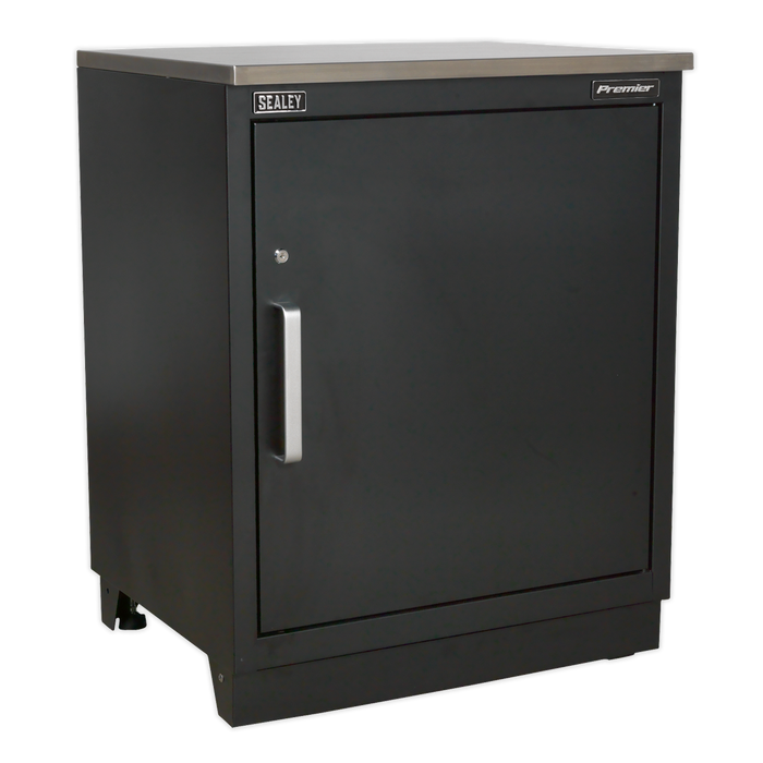 Premier™ Storage System with Hardwood Worktop 3.55m | APMSCOMBO7W