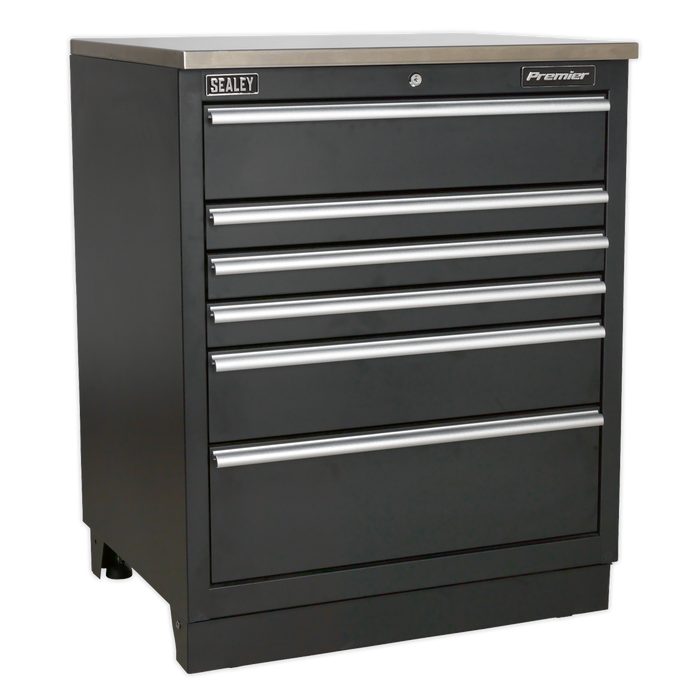 Premier™ Corner Storage System with Stainless Worktop 1.71m | APMSCOMBO6SS