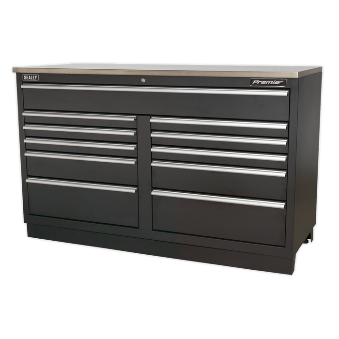 Premier™ Heavy-Duty Modular Floor Cabinet 11 Drawer 1550mm | APMS04