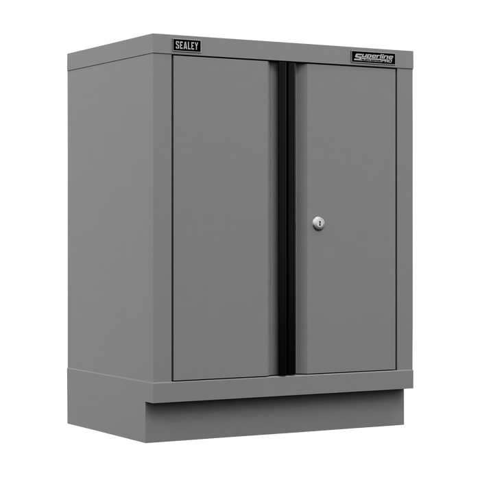 Superline PRO® Black Edition Modular Floor Cabinet 2 Door 680mm | APMS33BE
