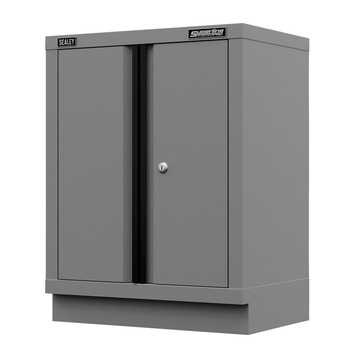 Superline PRO® Black Edition Modular Floor Cabinet 2 Door 680mm | APMS33BE
