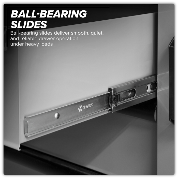 Superline PRO® Black Edition Modular Mobile Cabinet 5 Drawer 650mm | APMS34BE