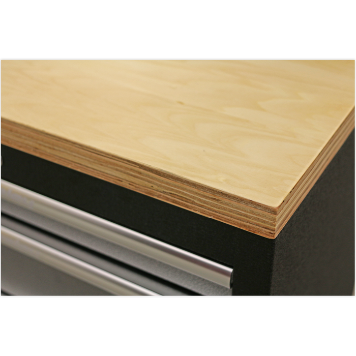 Superline PRO® Modular Storage System Combo with Pressed Wood Worktop | APMSSTACK14W