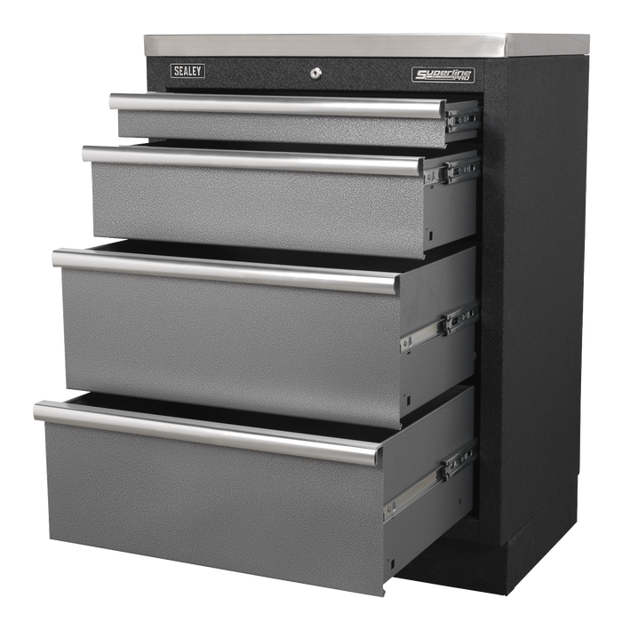 Superline PRO® Modular Cabinet 4 Drawer 680mm | APMS51