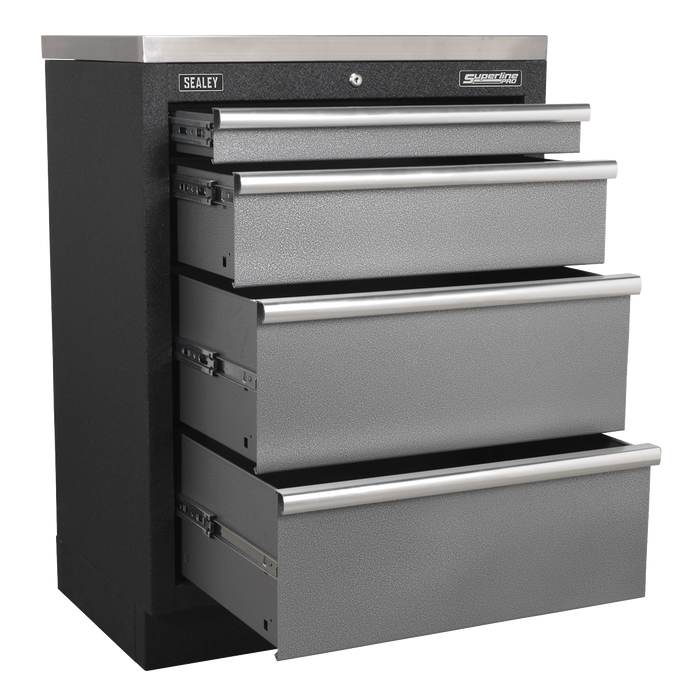 Superline PRO® Modular Cabinet 4 Drawer 680mm | APMS51