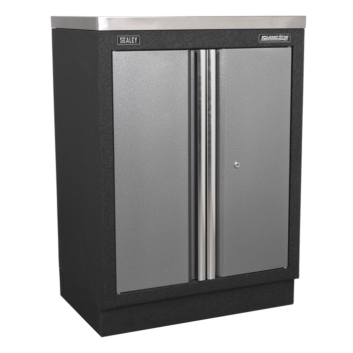 Superline PRO® Storage System with Stainless Worktop 4.92m | APMSSTACK15SS