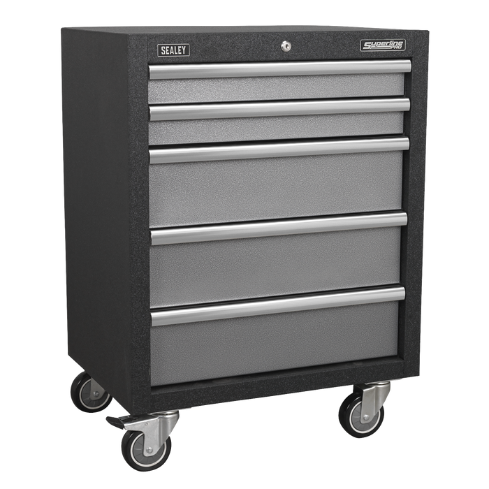 Superline PRO® Storage System with Stainless Worktop 4.92m | APMSSTACK17SS