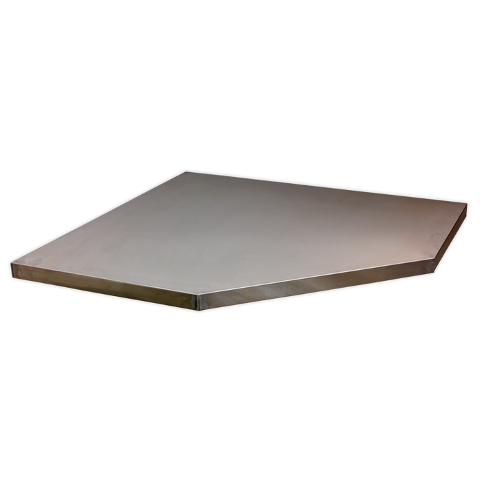 Superline PRO® Corner Storage System with Stainless Worktop 1.55m | APMSSTACK08SS