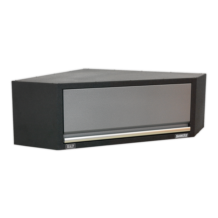 Superline PRO® Corner Storage System with Wood Worktop 1.55m | APMSSTACK08W