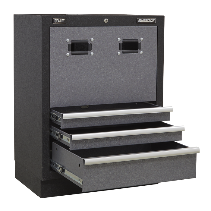 Superline PRO® Modular Reel Cabinet 3 Drawer 680mm | APMS63
