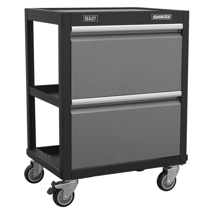 Superline PRO® Storage System with Stainless Steel Worktop 4.92m | APMSSTACK16SS