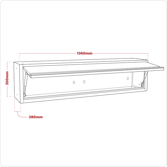 Superline PRO® Modular Wall Cabinet 1360mm | APMS68