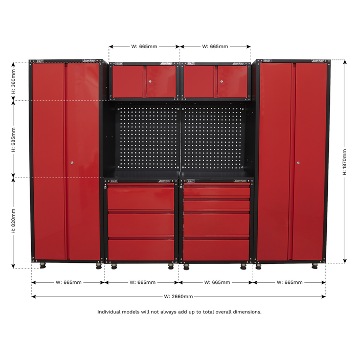 American PRO® Storage System 2.6m | APMS80COMBO2