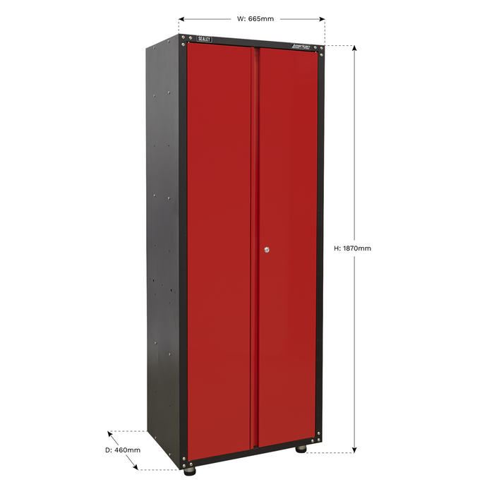 American PRO® Modular Full Height Cabinet 2 Door 665mm | APMS83