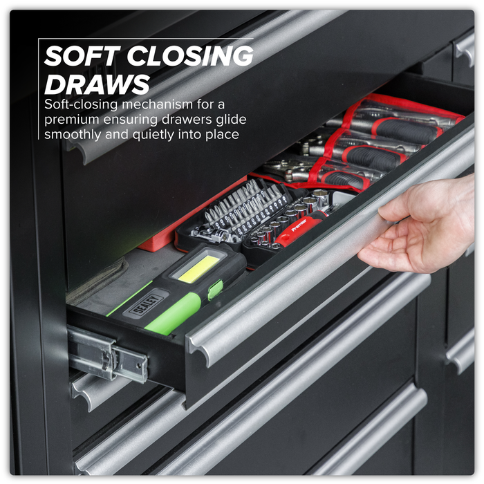 Premier™ Storage System with Hardwood Worktop 2.48m | APMSCOMBO1W
