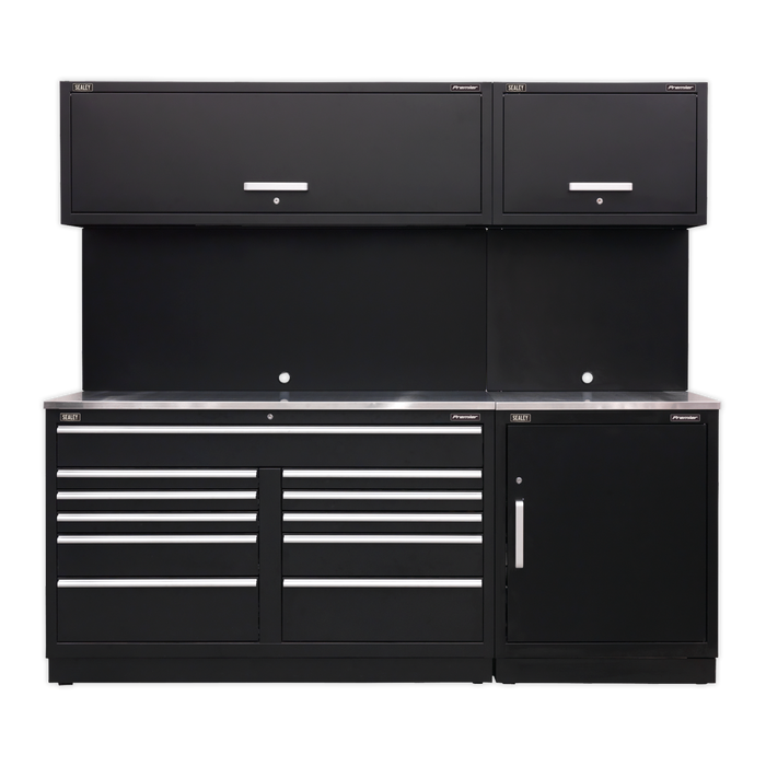 Premier™ Storage System with Stainless Worktop 2.33m | APMSCOMBO4SS