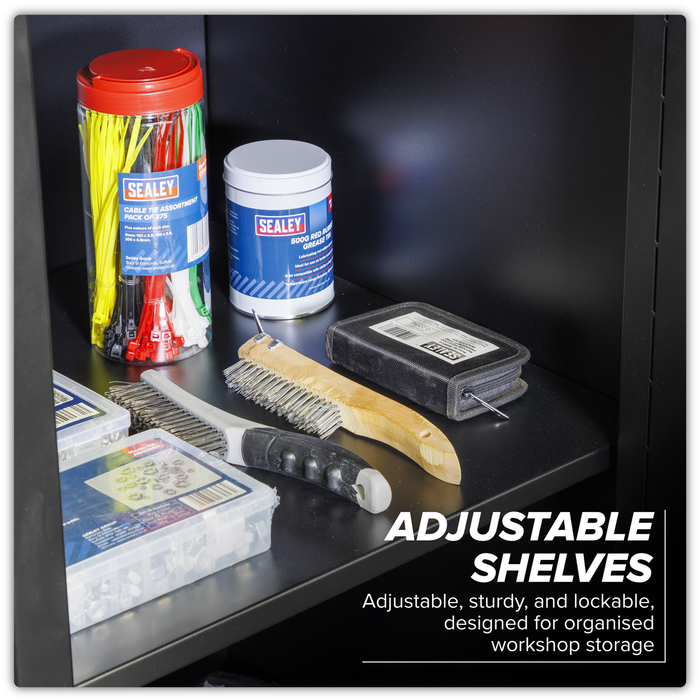 Premier™ Storage System with Stainless Worktop 3.55m | APMSCOMBO7SS