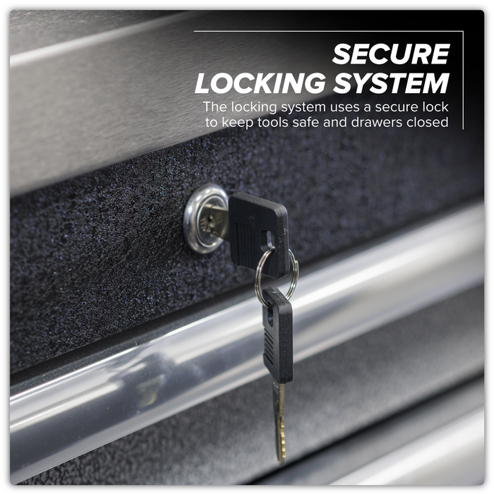 Superline PRO® Storage System with Stainless Worktop 4.92m | APMSSTACK15SS