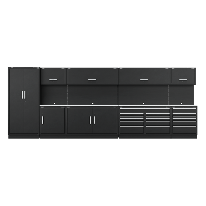 Premier™ Storage System with Stainless Worktop 5.58m | APMSSTEEL