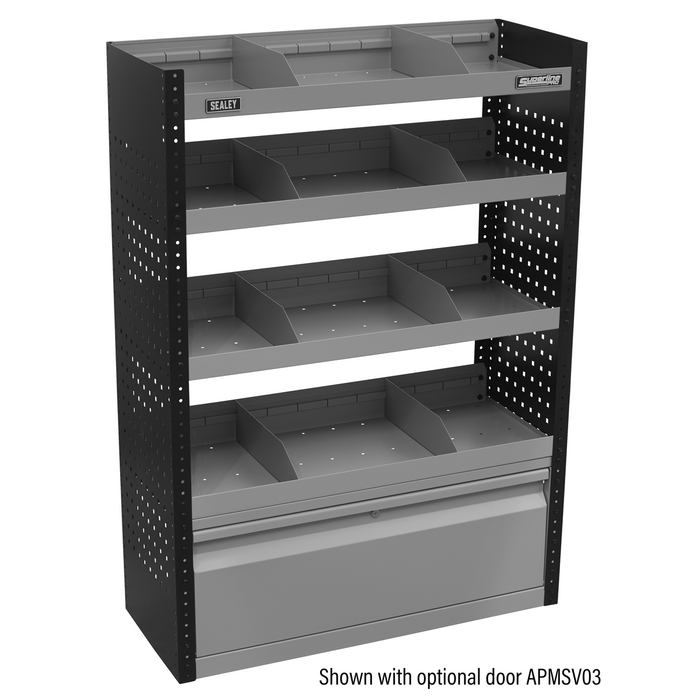 Superline PRO® Modular Flat Shelf Van Storage Unit 925mm | APMSV01