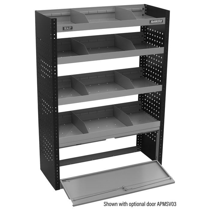 Superline PRO® Modular Flat Shelf Van Storage Unit 925mm | APMSV01