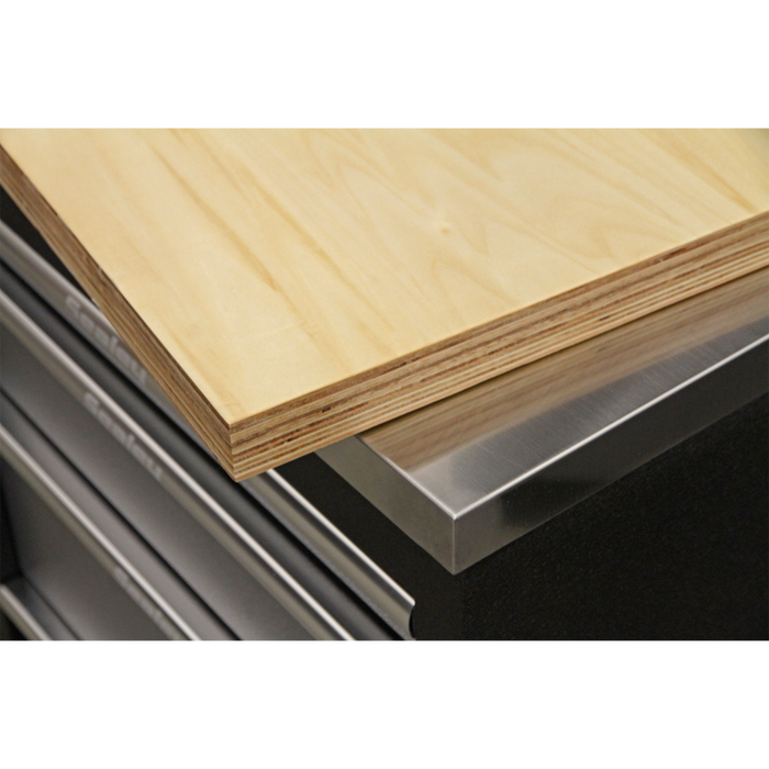 Premier™ Stainless Steel Corner Worktop 930mm | APMS19