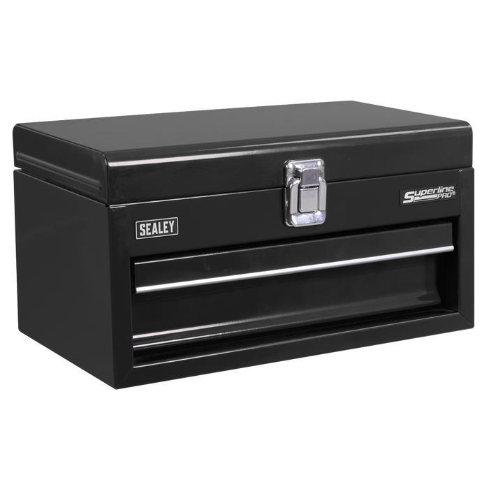 Superline Pro® Mini Toolbox with Drawer - Black | APMTB2