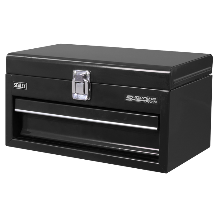 Superline Pro® Mini Toolbox with Drawer - Black | APMTB2