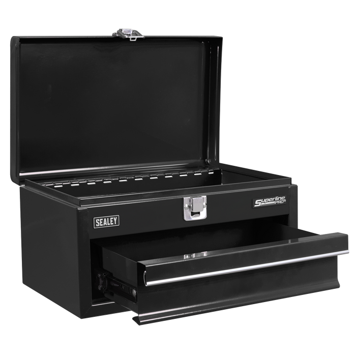Superline Pro® Mini Toolbox with Drawer - Black | APMTB2
