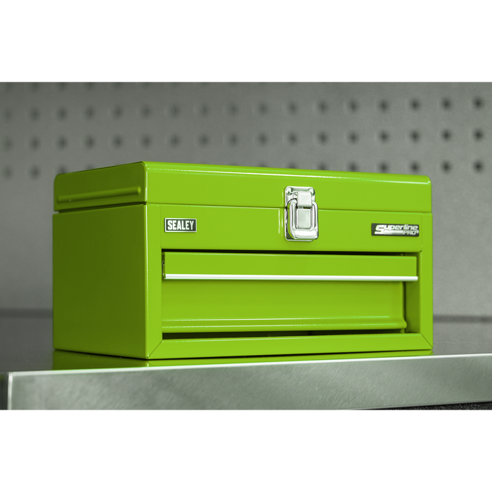 Superline Pro® Mini Toolbox with Drawer - Green | APMTB3